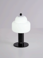 Cloud Dome Table Lamp – Sculptural LED Nightstand Light in Glass & Metal
