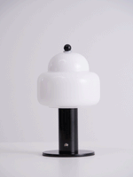 Cloud Dome Table Lamp – Sculptural LED Nightstand Light in Glass & Metal