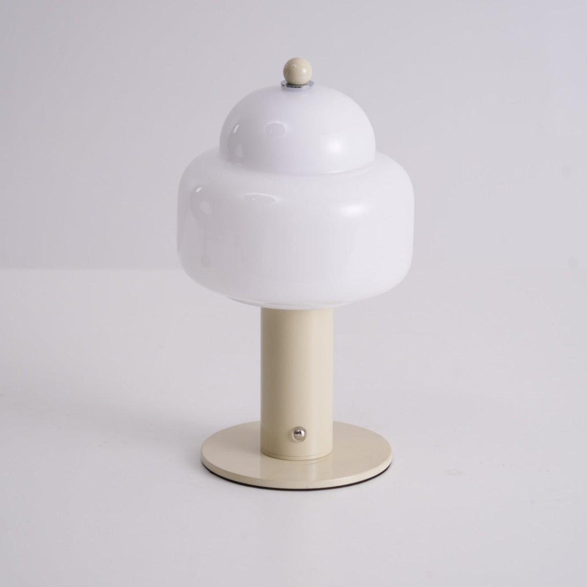 Cloud Dome Table Lamp – Sculptural LED Nightstand Light in Glass & Metal