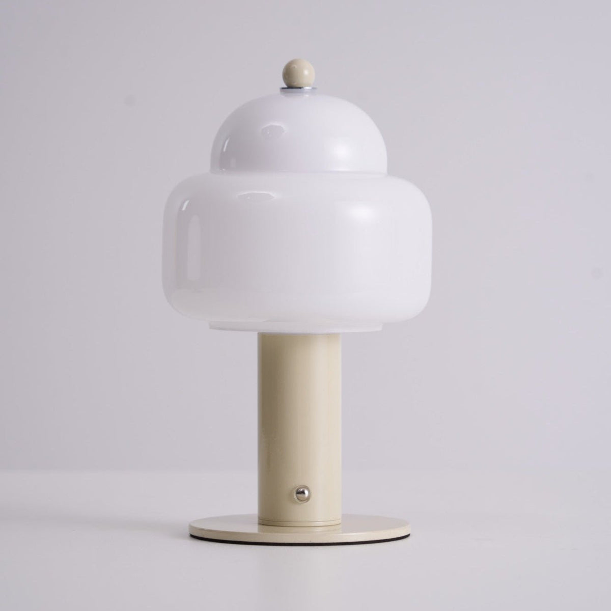 Cloud Dome Table Lamp – Sculptural LED Nightstand Light in Glass & Metal