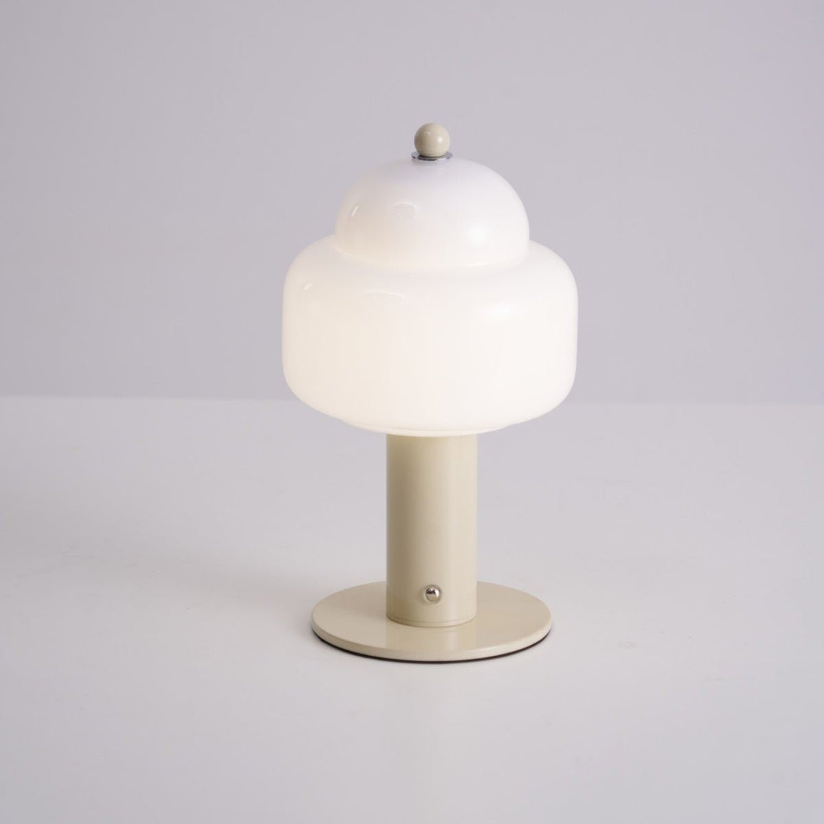 Cloud Dome Table Lamp – Sculptural LED Nightstand Light in Glass & Metal