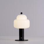 Cloud Dome Table Lamp – Sculptural LED Nightstand Light in Glass & Metal