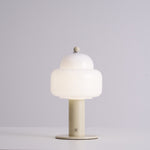 Cloud Dome Table Lamp – Sculptural LED Nightstand Light in Glass & Metal