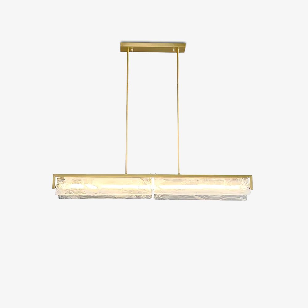Cloud Fog LED Pendant Light – Handcrafted Brass and Glass Modern Hanging Lamp