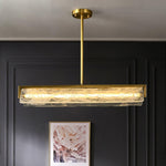 Cloud Fog LED Pendant Light – Handcrafted Brass and Glass Modern Hanging Lamp