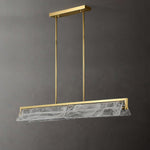 Cloud Fog LED Pendant Light – Handcrafted Brass and Glass Modern Hanging Lamp