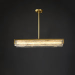 Cloud Fog LED Pendant Light – Handcrafted Brass and Glass Modern Hanging Lamp