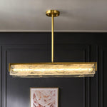 Cloud Fog LED Pendant Light – Handcrafted Brass and Glass Modern Hanging Lamp