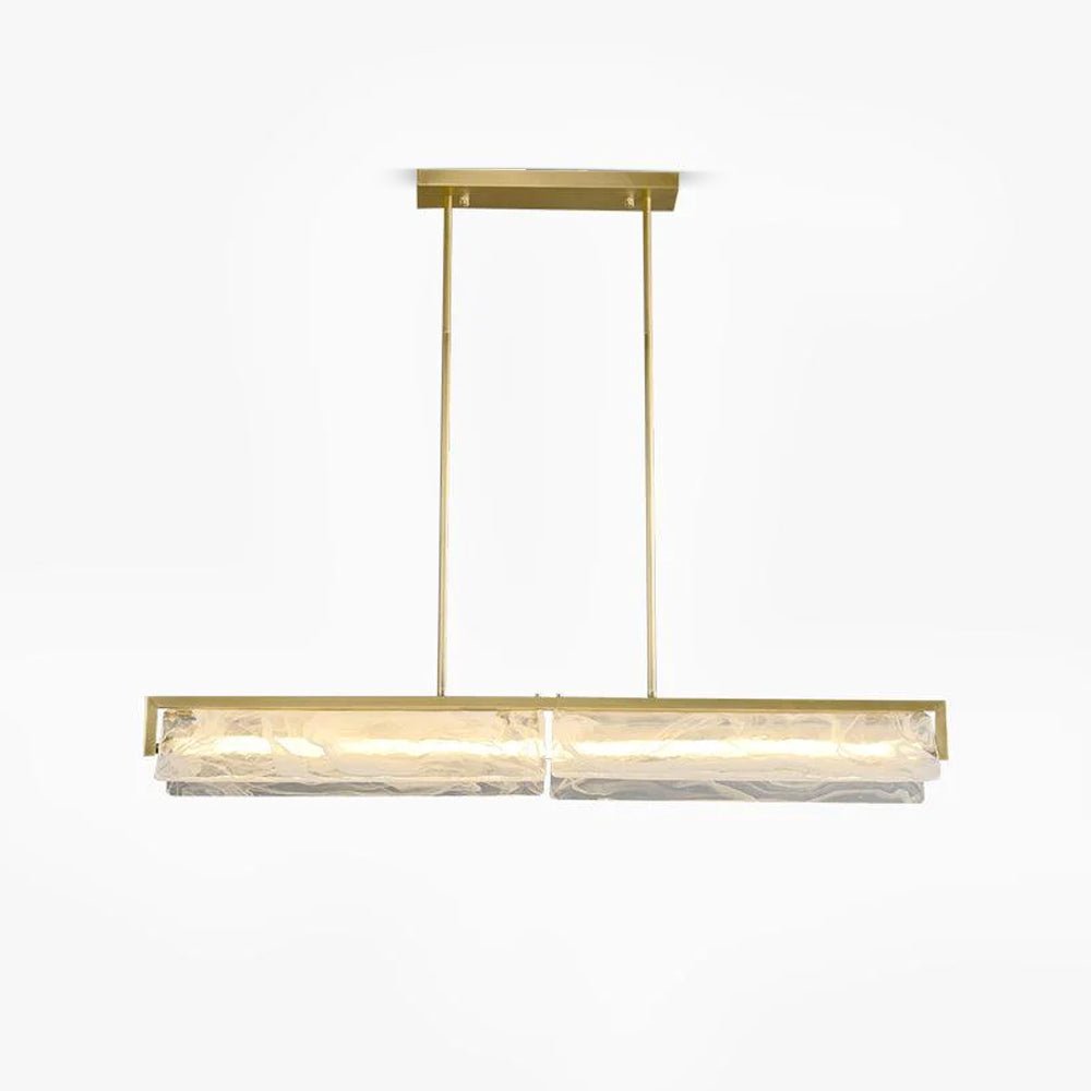 Cloud Fog LED Pendant Light – Handcrafted Brass and Glass Modern Hanging Lamp
