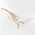 Cloud Rings Brass LED Chandelier, Modern Sculptural Pendant Light