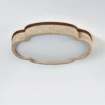 Cloudform Travertine LED Ceiling Light | Modern Flush Mount for Bedroom & Living Room