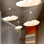 Cloudys Sculptural Pendant Light in White for Modern Interiors