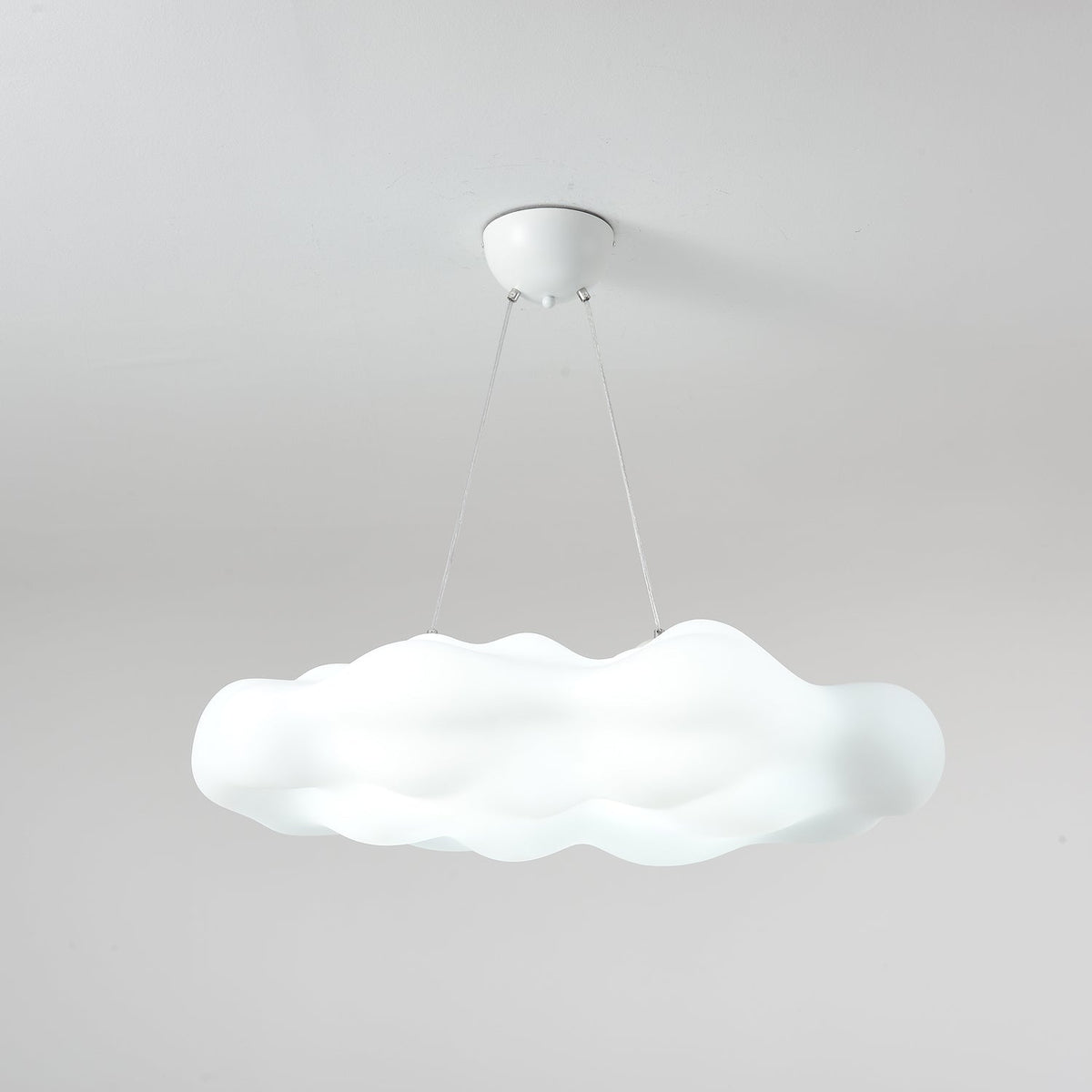 Cloudys Sculptural Pendant Light in White for Modern Interiors