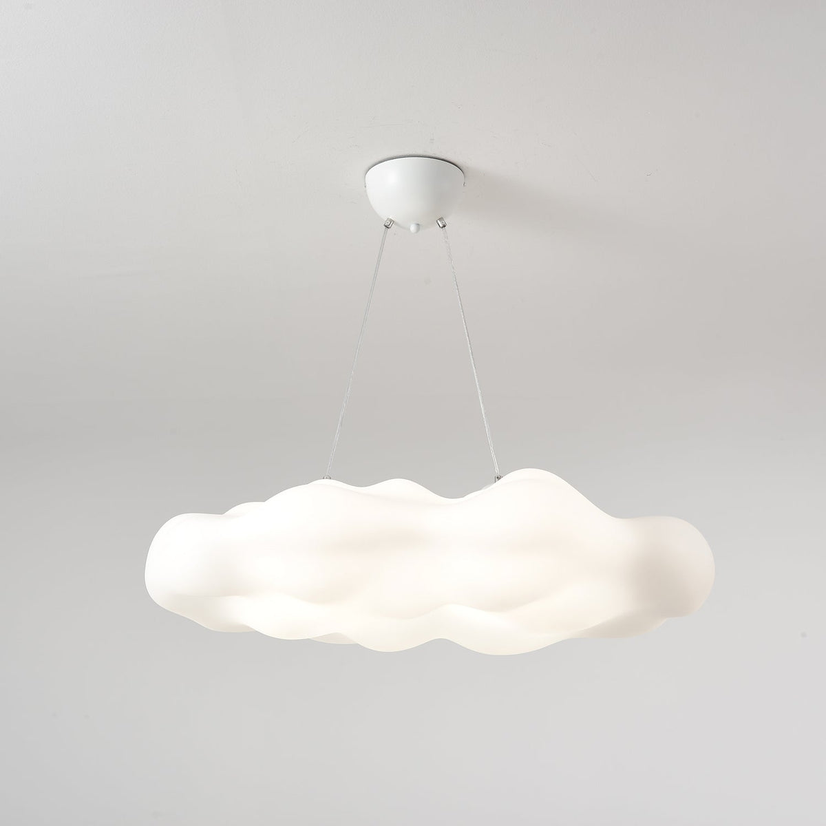 Cloudys Sculptural Pendant Light in White for Modern Interiors