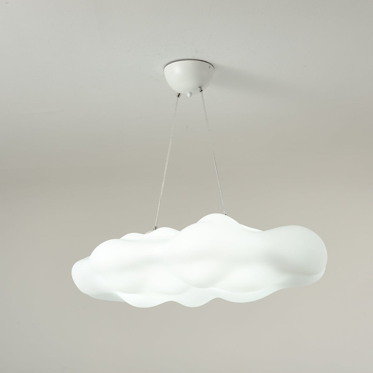 Cloudys Sculptural Pendant Light in White for Modern Interiors