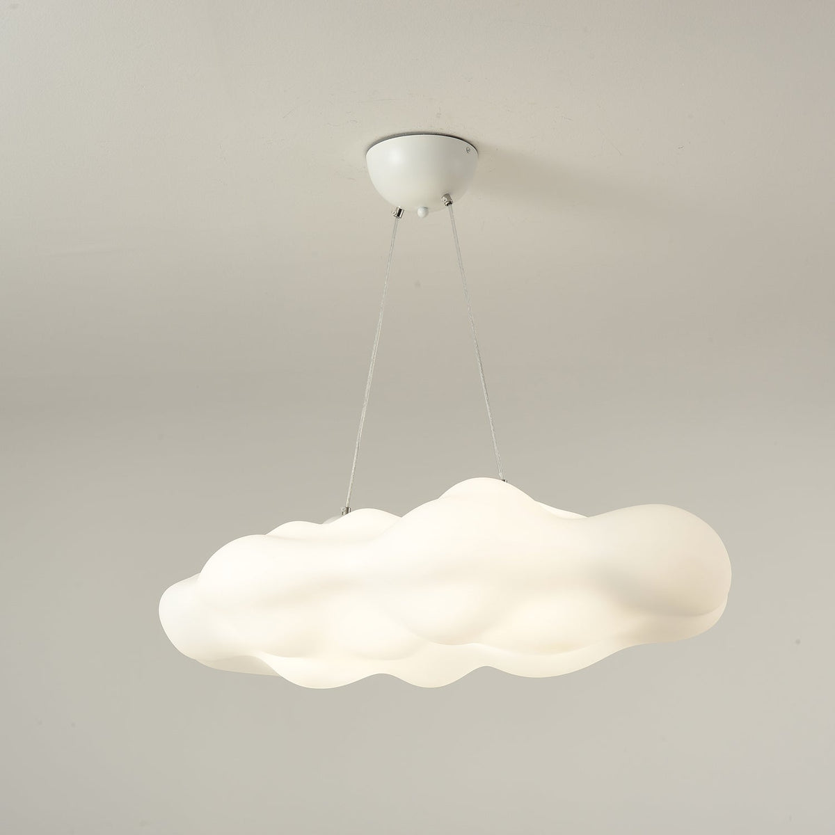 Cloudys Sculptural Pendant Light in White for Modern Interiors