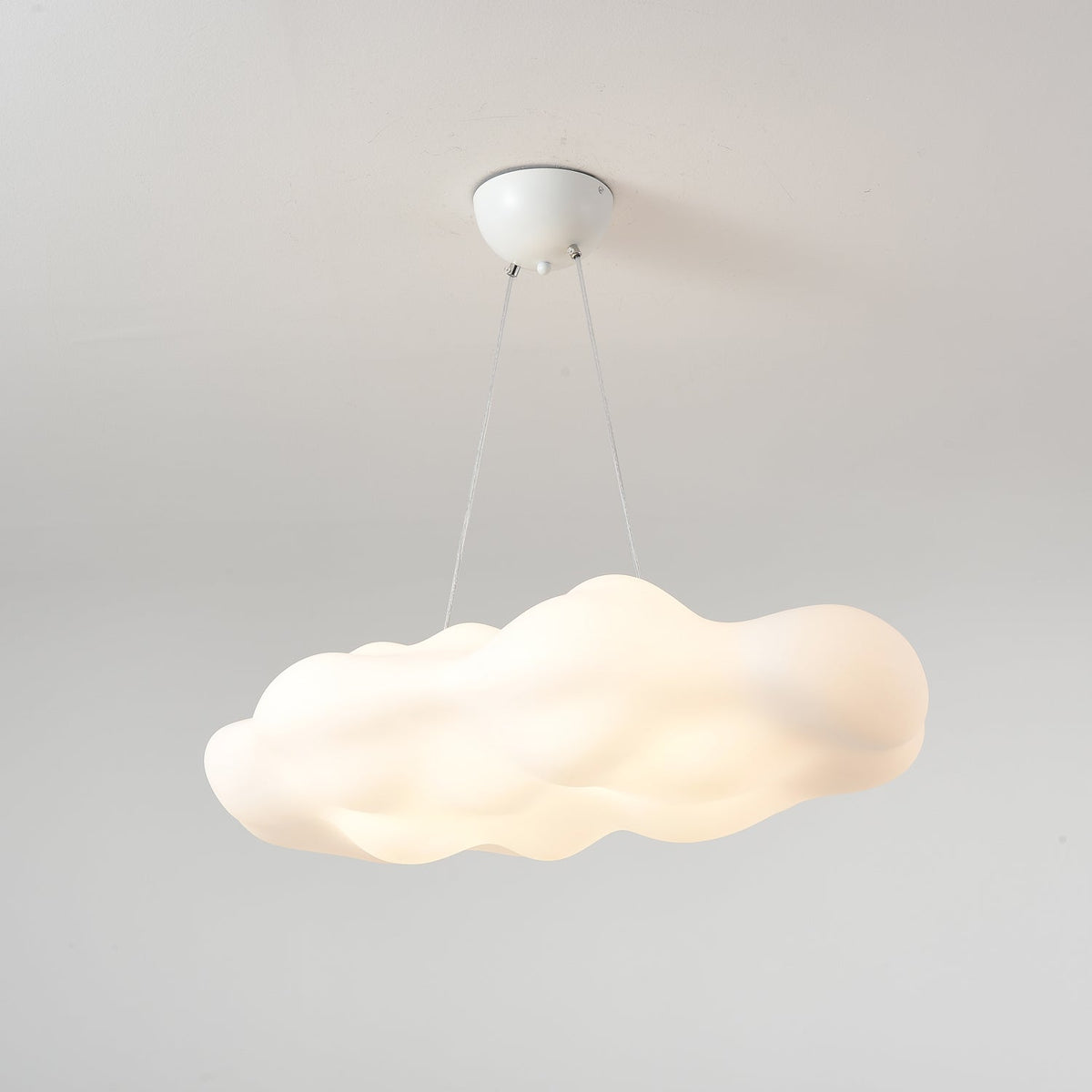 Cloudys Sculptural Pendant Light in White for Modern Interiors