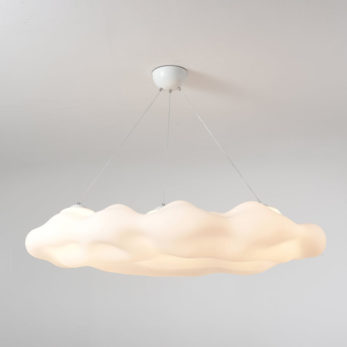 Cloudys Sculptural Pendant Light in White for Modern Interiors