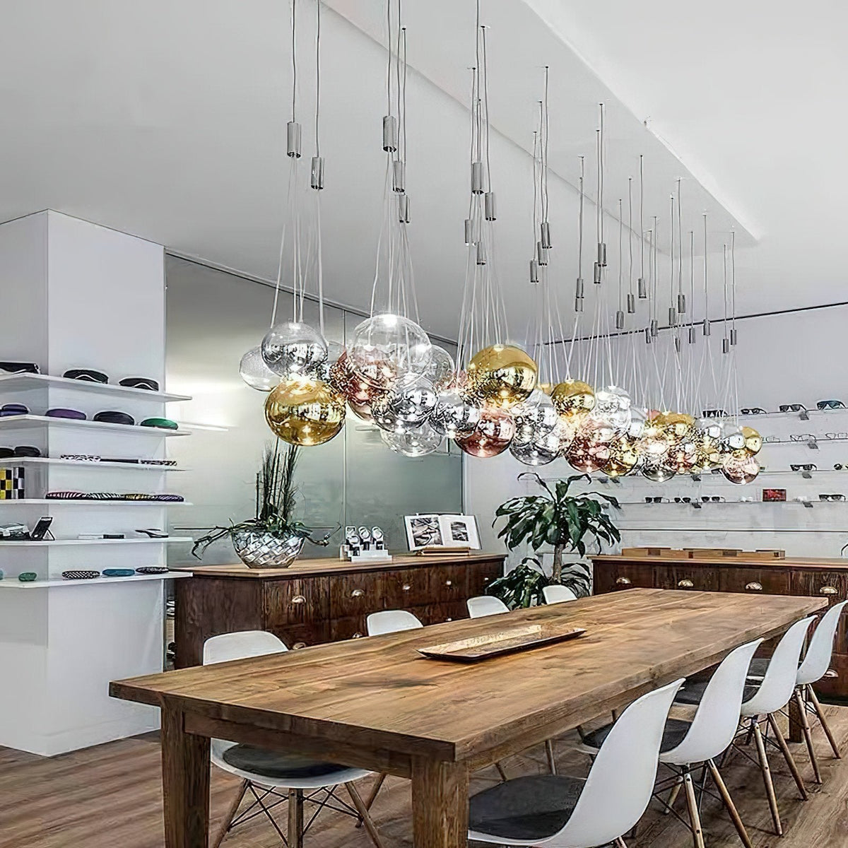 Cluster Bubble Pendant Light