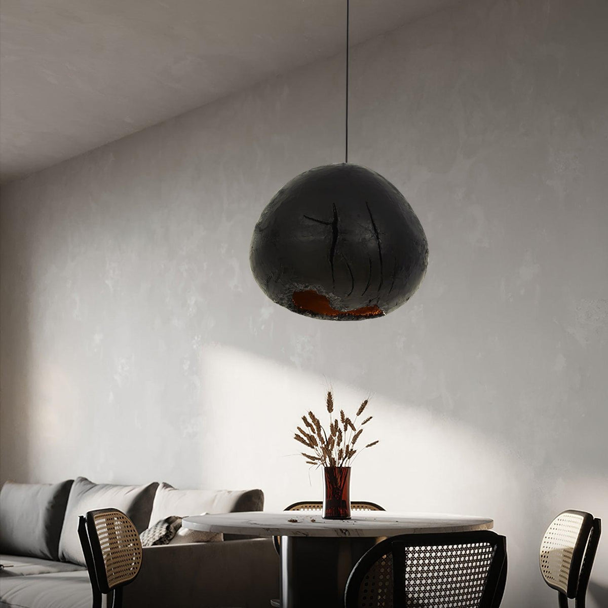 Cluster Pendant Light – Modern Black Art Shade Chandelier for Dining & Living Spaces