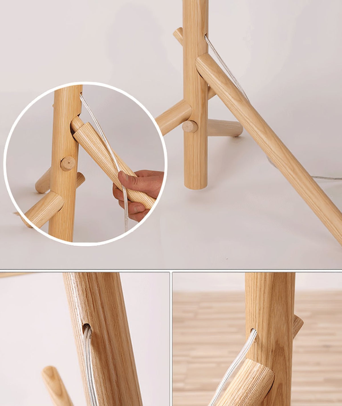 Coat Rack Floor Lamp