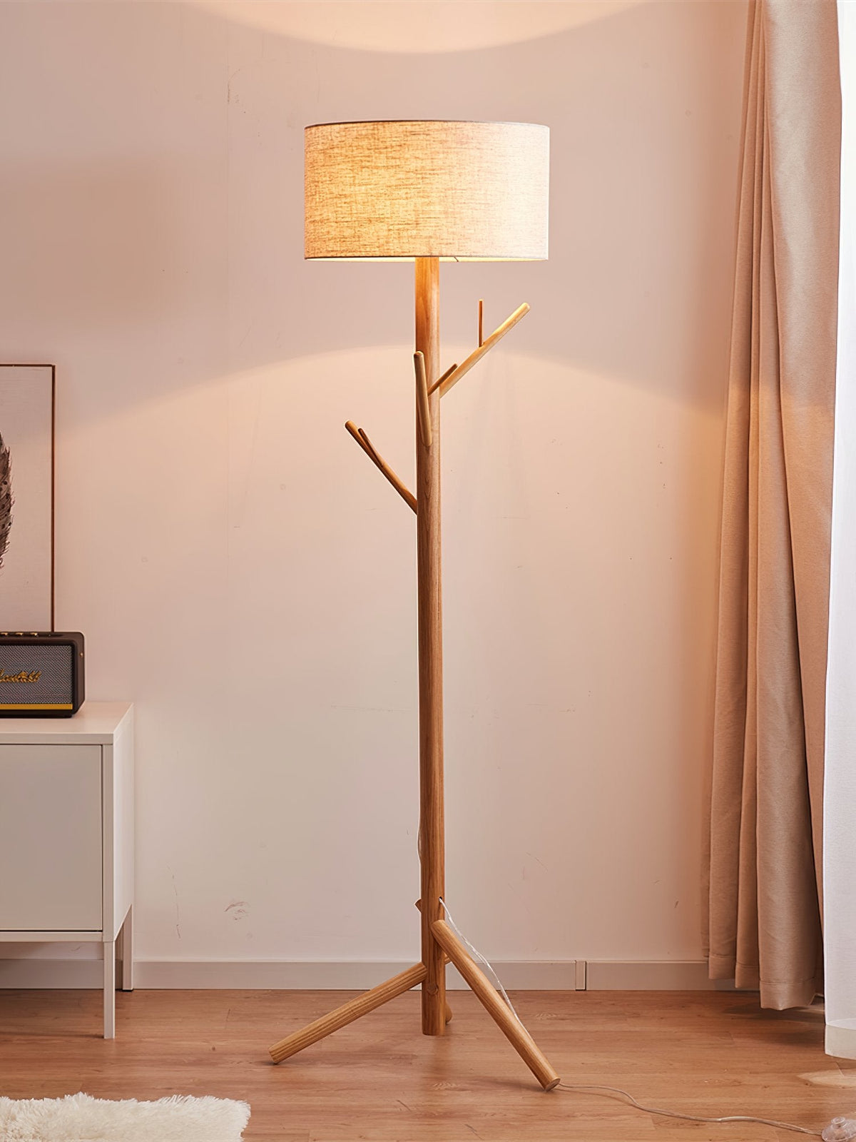 Coat Rack Floor Lamp