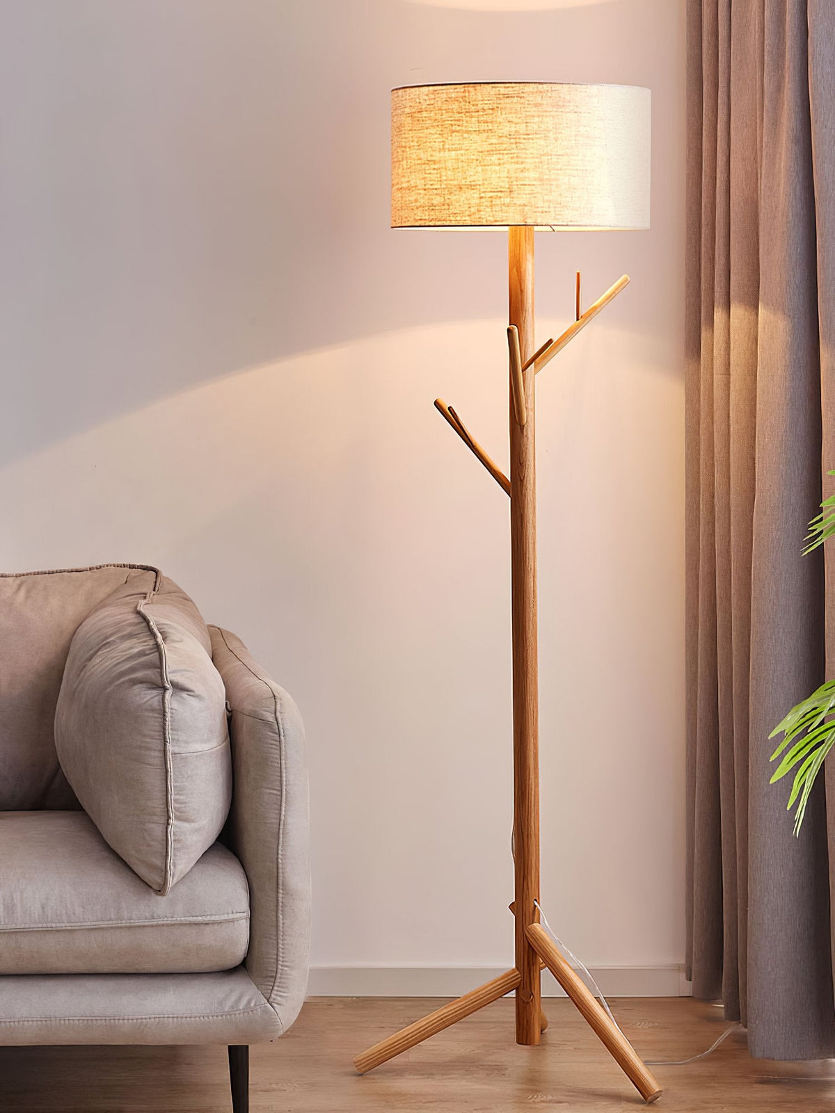 Coat Rack Floor Lamp