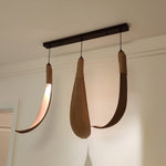 Cocoa Leaf Pendant Light – Natural Organic Hanging Lamp for Boho Interiors