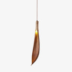 Cocoa Leaf Pendant Light – Natural Organic Hanging Lamp for Boho Interiors