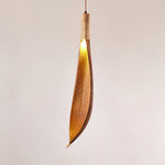 Cocoa Leaf Pendant Light – Natural Organic Hanging Lamp for Boho Interiors