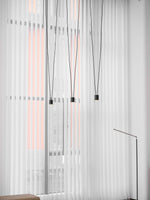 Modular Pendant Chandelier with Matte Lacquered Cables, 1-12 Lights