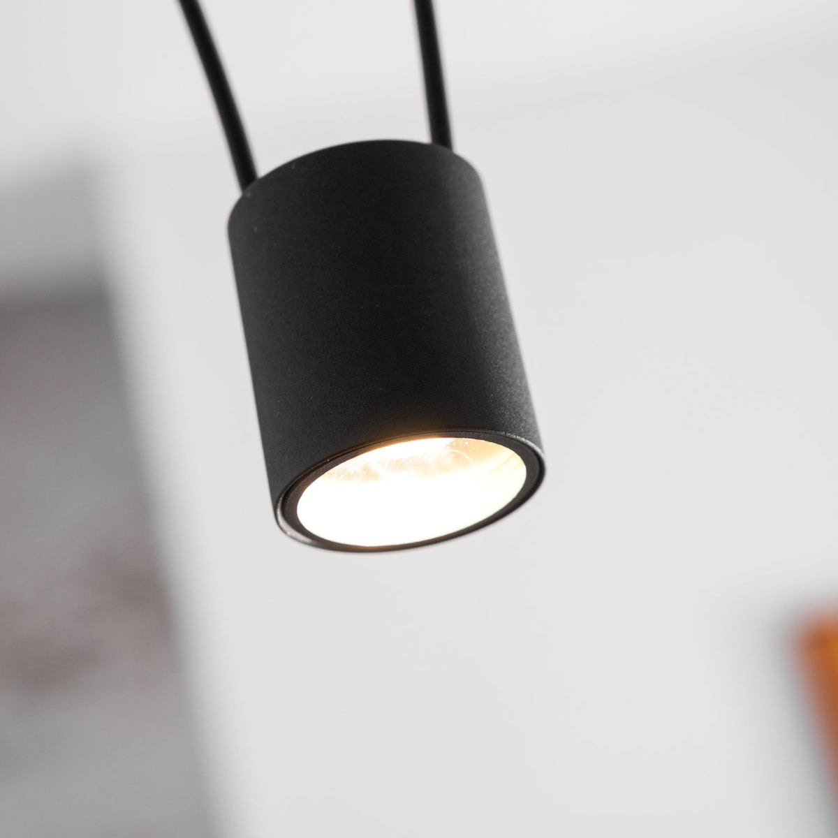 Modular Pendant Chandelier with Matte Lacquered Cables, 1-12 Lights
