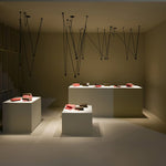 Modular Pendant Chandelier with Matte Lacquered Cables, 1-12 Lights