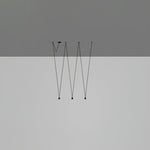 Modular Pendant Chandelier with Matte Lacquered Cables, 1-12 Lights