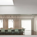 Modular Pendant Chandelier with Matte Lacquered Cables, 1-12 Lights