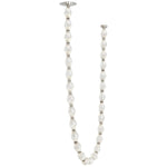 Riviere Glass Chain Chandelier – Modern Linear LED Pendant Light