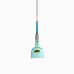Art Glass Pendant Light – Hand-Blown Stained Glass Chandelier for Dining & Living