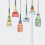 Art Glass Pendant Light – Hand-Blown Stained Glass Chandelier for Dining & Living