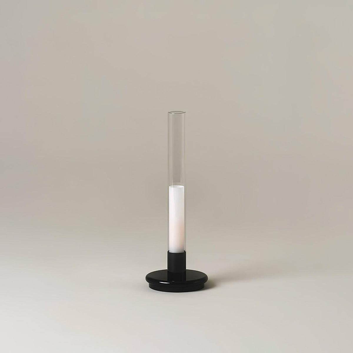 Column Built In Battery Table Lamp