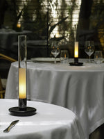 Column Built In Battery Table Lamp