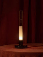 Column Built In Battery Table Lamp
