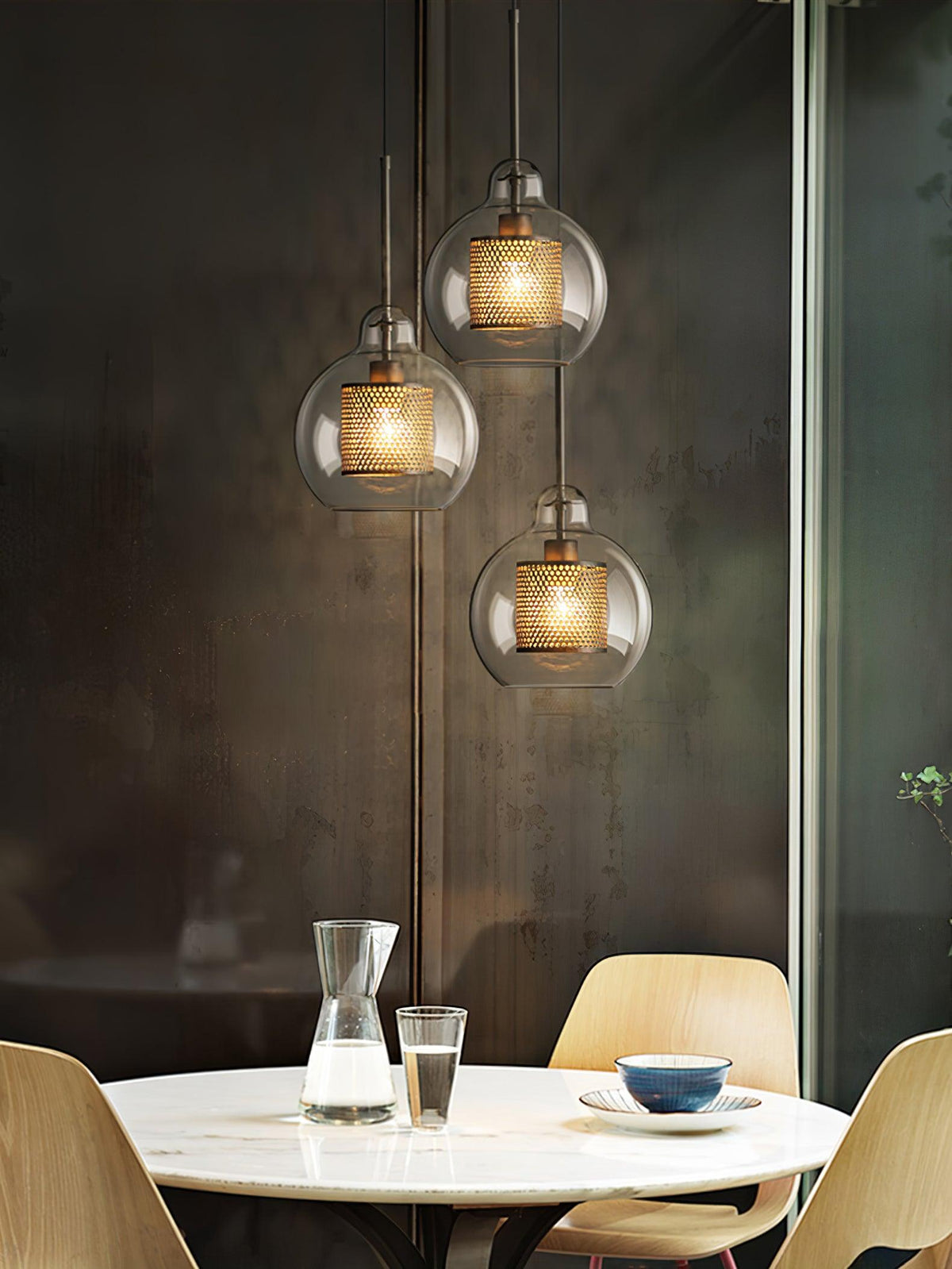Chiswick Glass Pendant Light – Modern Multi-Light Chandelier