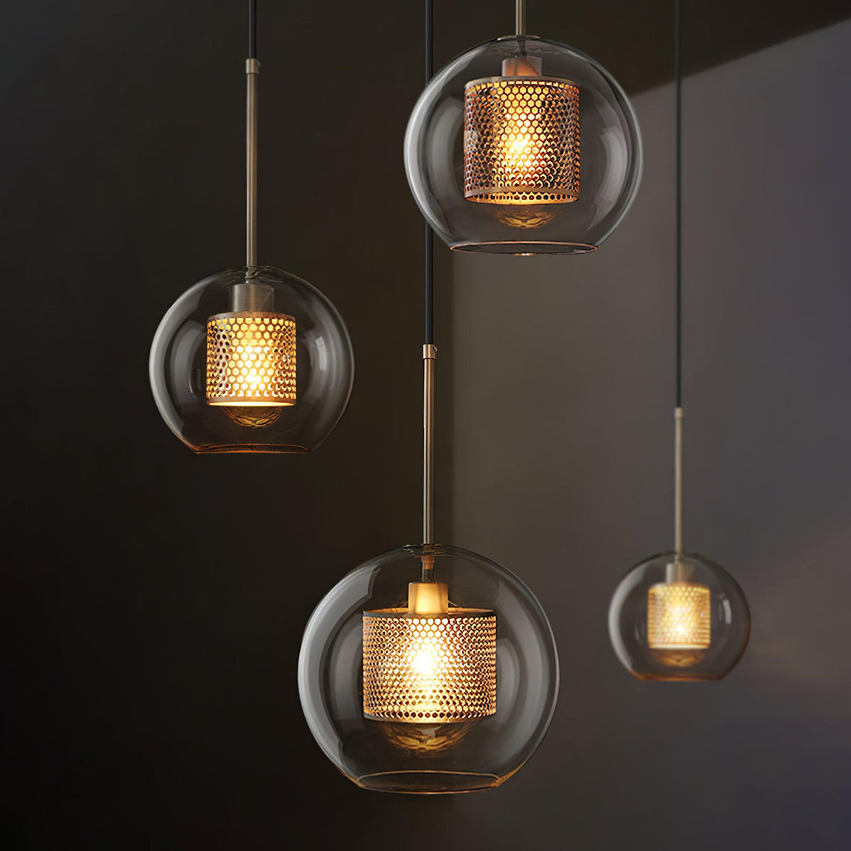 Chiswick Glass Pendant Light – Modern Multi-Light Chandelier