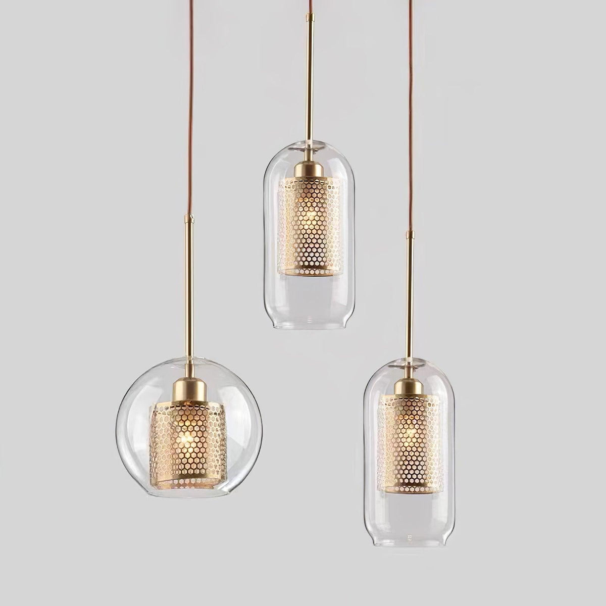 Chiswick Glass Pendant Light – Modern Multi-Light Chandelier