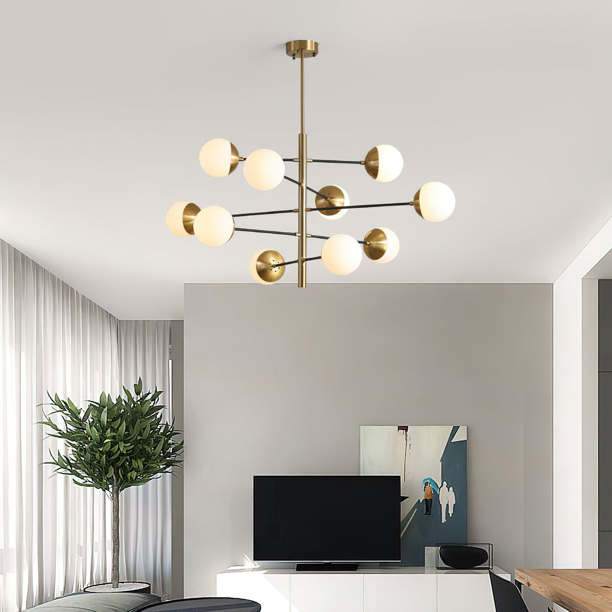 compass-chandelier