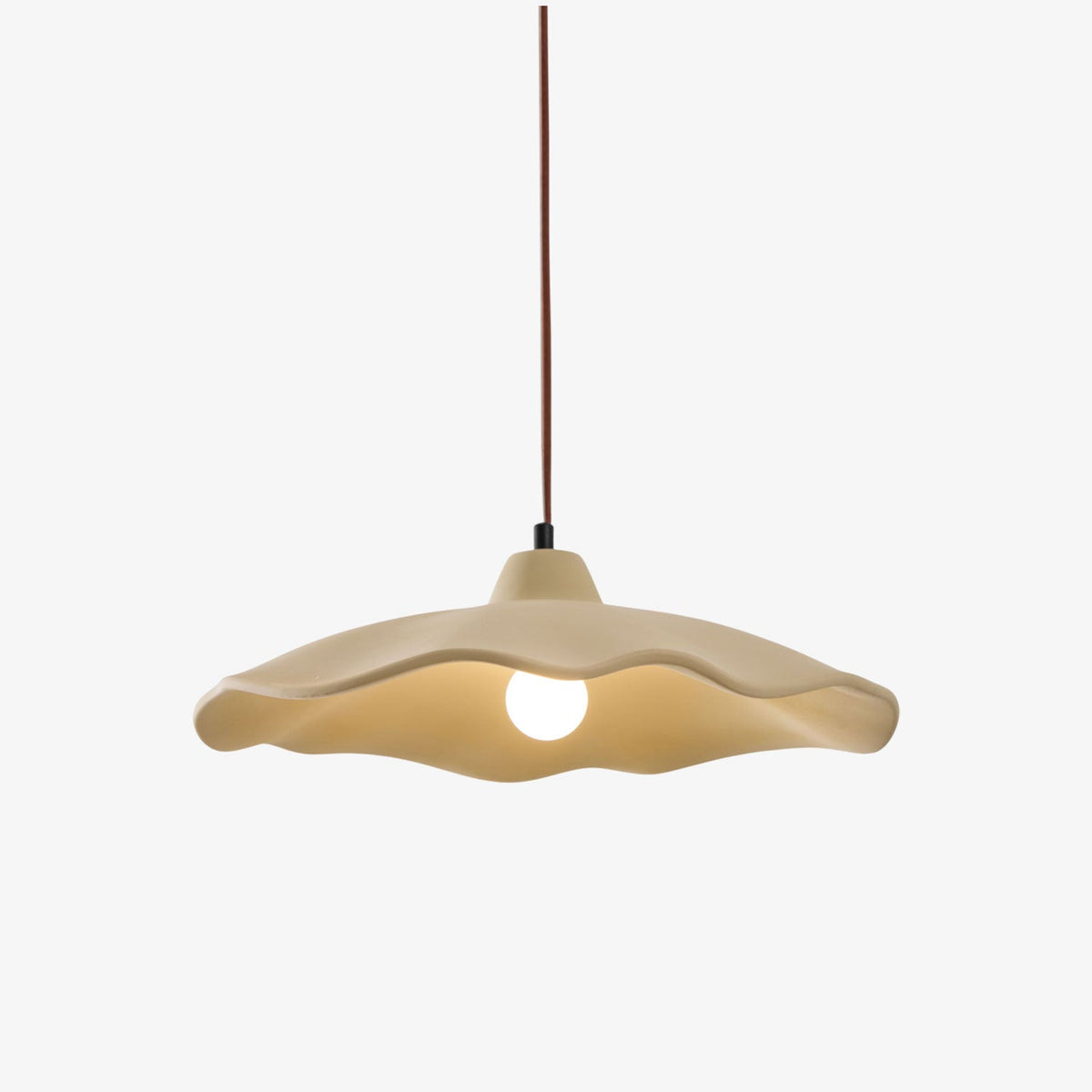Artisan Concrete Petal Pendant Light for Modern Interiors