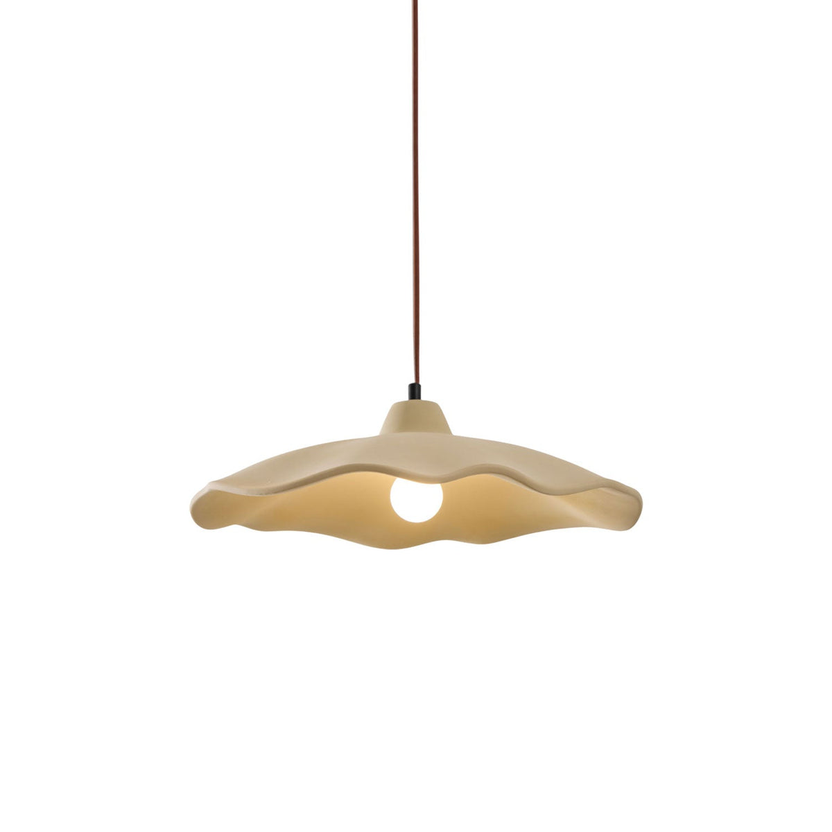 Artisan Concrete Petal Pendant Light for Modern Interiors