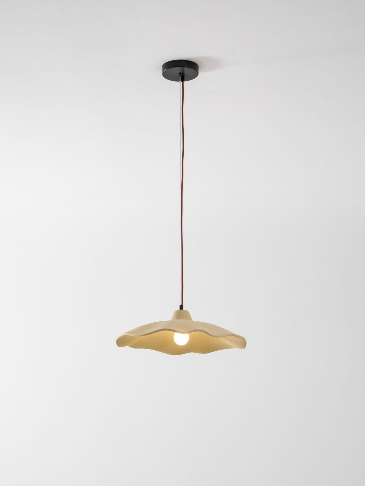 Artisan Concrete Petal Pendant Light for Modern Interiors