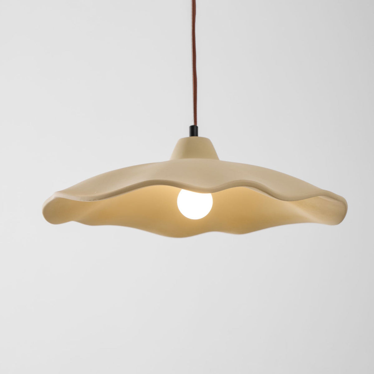 Artisan Concrete Petal Pendant Light for Modern Interiors
