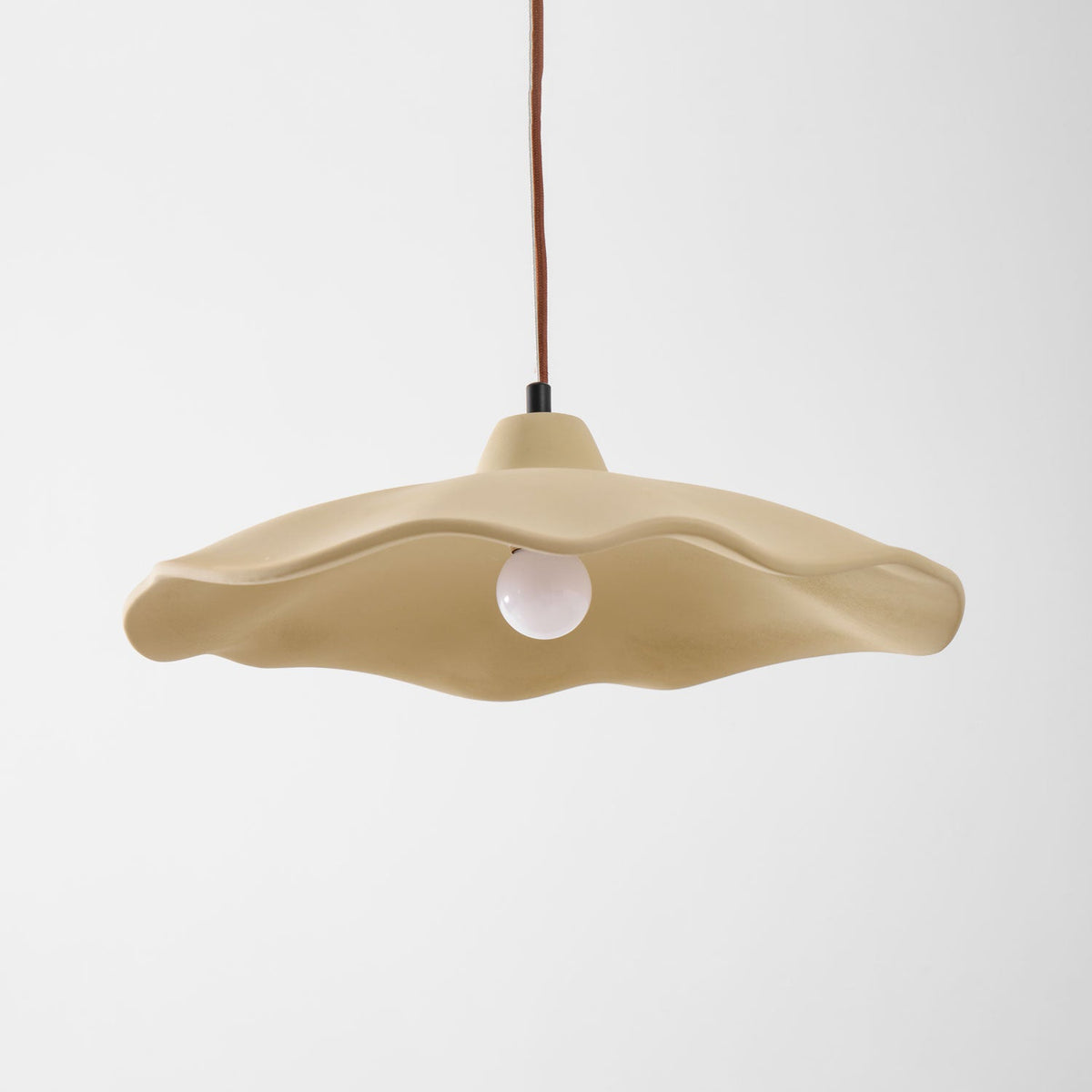 Artisan Concrete Petal Pendant Light for Modern Interiors